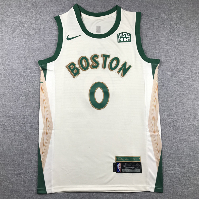 Men Boston Celtics #0 Tatum White Nike City Edition 2025 NBA Jersey